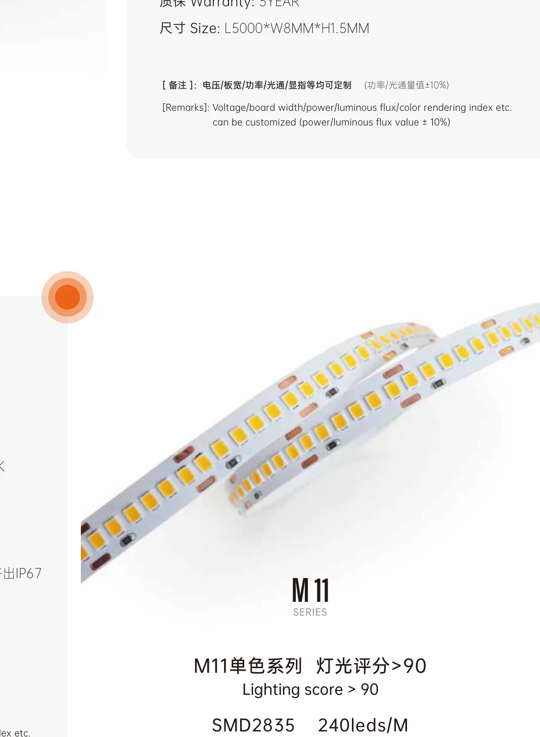 LED Strip Light M11-24-F24010